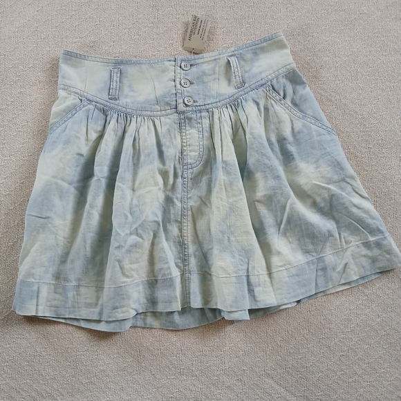 American Eagle Outfitters Dresses & Skirts - aeo ♡ tie dye washed y2k skirt american eagle cloudy